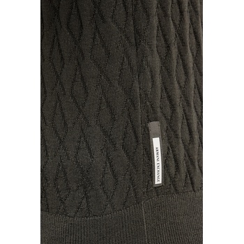 Giorgio Armani Пуловер с вълна Armani Exchange в зелено от лека материя XM000878 AF11982 (XM000878.AF11982)