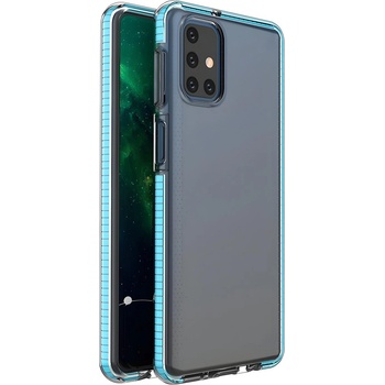 Samsung Pокривало Spring clear TPU за Samsung Galaxy M31S - Тюркоазен KP8704