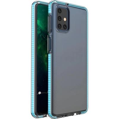 Samsung Pокривало Spring clear TPU за Samsung Galaxy M31S - Тюркоазен KP8704