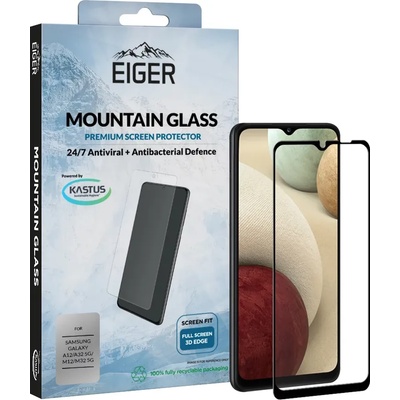Eiger Eiger 3D GLASS Full Screen Tempered Glass Screen Protector for Samsung Galaxy A12/A32 (EGSP00720)