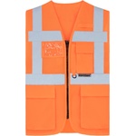 Korntex HI-VIS KXEXQ ATHENS / Многофункционална жилетка с висока видимост - HV оранжева 4XL (76XEXQzv914)
