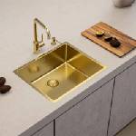 Alveus Комплект кухненска мивка Alveus Monarch Kombino 50 55x45 см и смесител Fluid bronze (1122674+1134844)