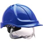 Portwest endurance visor pw55 / Вентилирана каска с визьор - кралско синьо (pw55rbr)