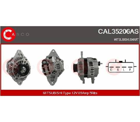generátor CASCO CAL35206AS