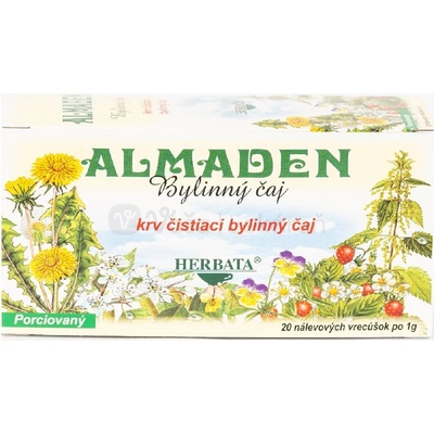 HERBATA ALMADEN bylinný čaj krv čistiaci 20 x 1 g
