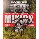 Gardner Hand Sharpened Dark Mugga hooks Barbed veľ.6 10ks