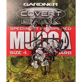 Gardner Hand Sharpened Dark Mugga hooks Barbed veľ.6 10ks