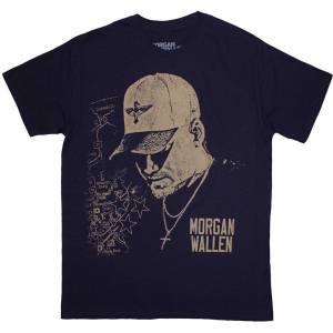 Morgan Wallen Cap Navy Blue L Риза (MOWATS04MBL03)
