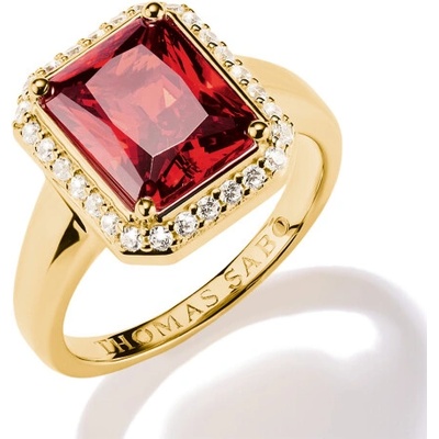 Thomas Sabo prsten Red Octagon Stone TR2508 414 10