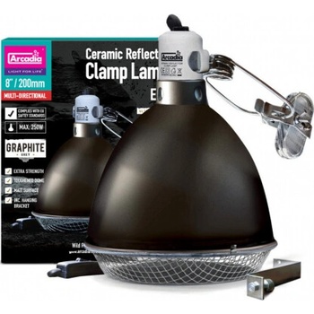 Arcadia Clamp Lamp Pro Halogen Basking Spot Graphite