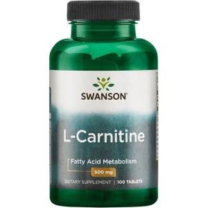 Swanson L-Carnitine, 500 mg, 100 таблетки, Swanson (SW1001)