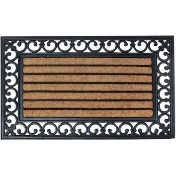 ESSCHERT DESIGN BEST FOR BOOTS s kokosovým vláknem a ornamenty černá 75,5 cm x 45,5 cm