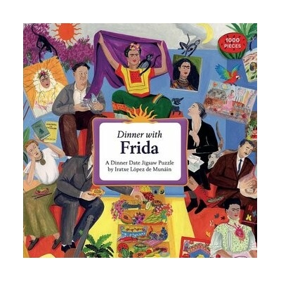 Jigsaw Dinner with Frida A Dinner Date LOPEZ DE MUNAIN IRAT 1000 dielov