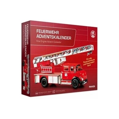 Franzis adventný kalendár Mercedes-Benz Hasičské auto so zvukom 1 : 43 67206