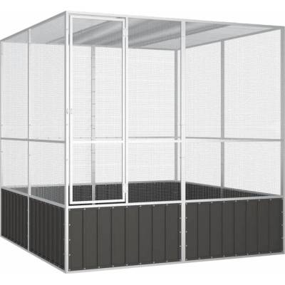 vidaXL klec pozink 213,5 x 217,5 x 211,5 cm