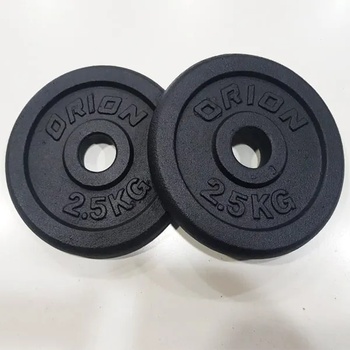 Image 1 of Orion fitness Диск Черен Чугун 30мм 2.5кг х 2бр