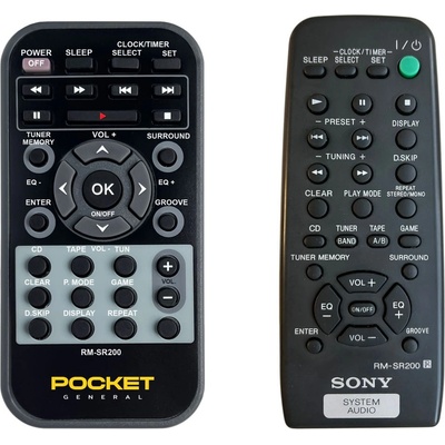 GENERAL Sony rm-sr200 - дистанционно управление дубликат (rm-sr200)
