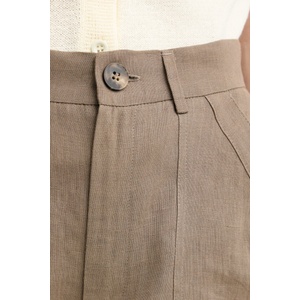 Marella къс панталон дамски от лен Emme by (2615141032200) - answear - 136,89 лв