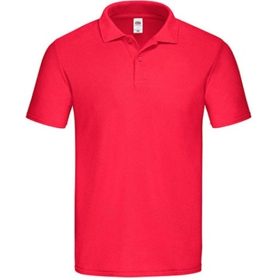 Fruit of the Loom pánska polokošeľa red
