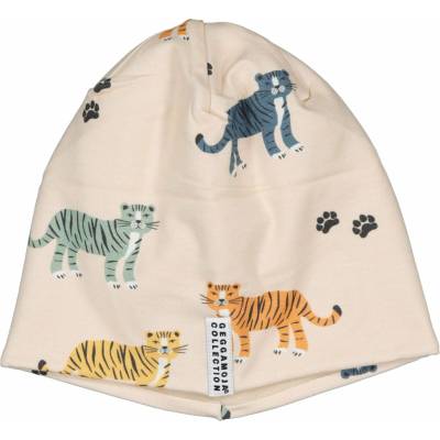Bambusová detská fleecová čiapka Geggamoja Beige Tiger