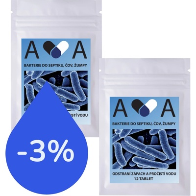 Bakterie do septiku a ČOV tablety AVA (12 měsíců)