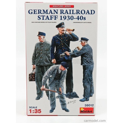 MiniArt German Railroad Staff 1930s 40s 1:35