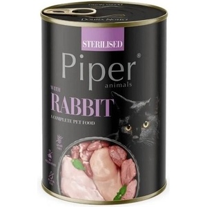 Dolina Noteci Пайпър - консервирана храна за кастрирани котки със заек Piper Cat Sterilised Rabbit, 400гр