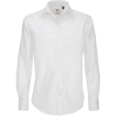 B&C Smart s dlhým rukávom košeľa pánska biela