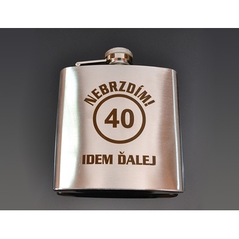 Ploskačka nerez Nebrzdím 180 ml
