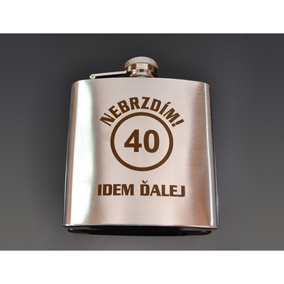 Ploskačka nerez Nebrzdím 180 ml