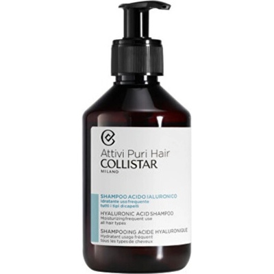 Collistar Attivi Puri Hyaluronic Acid Hydratačný šampón s kyselinou hyalurónovou 250 ml