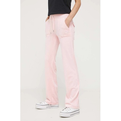 Juicy Couture Спортен панталон Juicy Couture Del Ray в розово с изчистен дизайн (JCAP180.121)