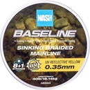 Nash Splietaná Šnúra Baseline Sinking Braid UV Yellow 1200 m 0,20 mm 9,07 kg