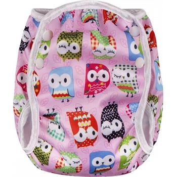 T-tomi Plienkové plavky Pink owl / růžová sova