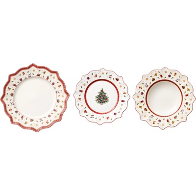 Villeroy & Boch Vianočná obedová súprava bie. Toy's Delight 18 ks