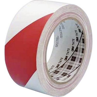 3M PVC tape červená 50 mm x 33 m biela
