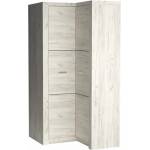 Bogdan Furniture Europe Ъглов гардероб Indianapolis I-14, бял крафт - memo
