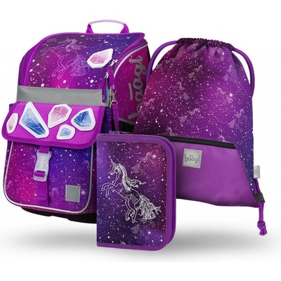 Baagl SET 3 Zippy Unicorn Universe