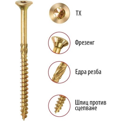 Wkret-met Винт tornado plus 5x80 200 БР wk wkret-met 43310 (43310v)