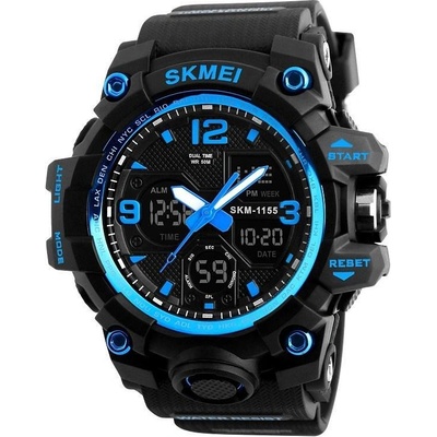 Skmei Спортен мъжки часовник SKMEI Indestructible, Син (SKMEI-1155-BLUE)