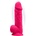 SilexD Model 1 Vibrating Premium Silicone Dual Density Dildo 8.5" Pink