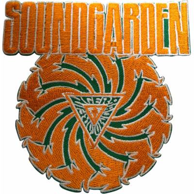 Nažehlovačka Soundgarden - Badmotorfinger Orange on Green, Zelená,Univerzálna