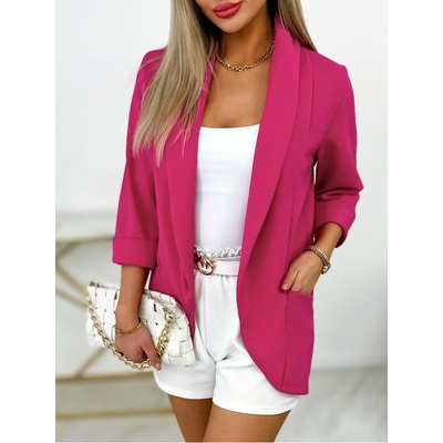 Fashionweek sako bez zapínania IT-BIANCO fuchsia