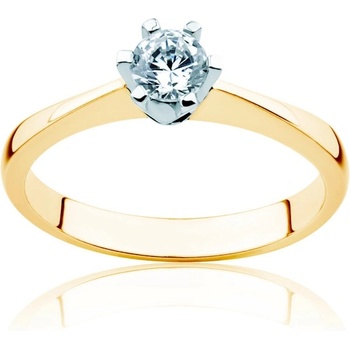 SAVICKI Годежен пръстен Triumph of Love: двуцветно злато, диамант