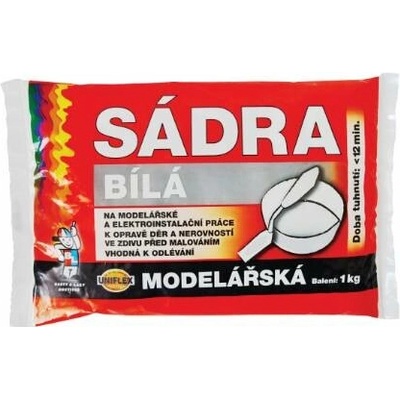 Sádra bílá, modelářská, 1 kg