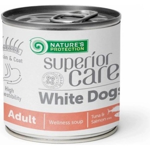 Nature's Protection Superior Care White Dogs Soup tuna & salmon 140 ml