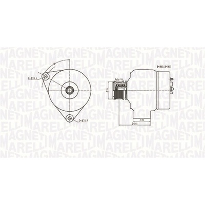 Alternátor MAGNETI MARELLI 063731209010