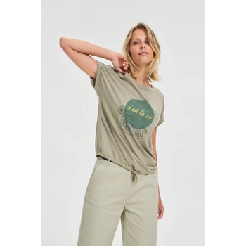 Moodo Маслинена дамска тениска Moodo Moodo | Zelen | ЖЕНИ | S