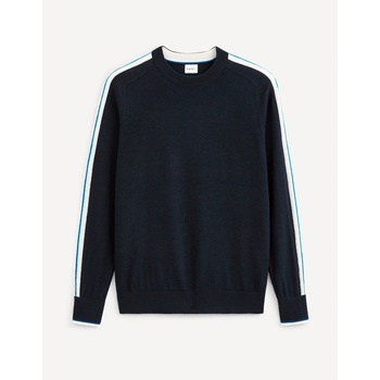 Celio Тъмносин пуловер с вълна Celio Veritas Celio | Sin | МЪЖЕ | S