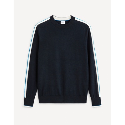 Celio Тъмносин пуловер с вълна Celio Veritas Celio | Sin | МЪЖЕ | S